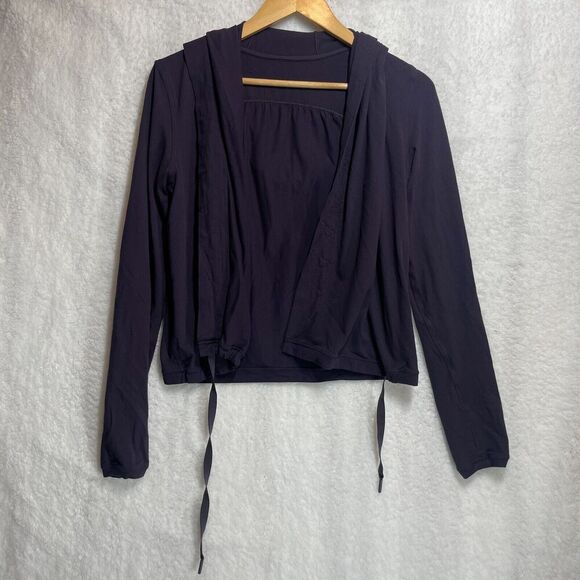 Lululemon Ready To Rulu Wrap Hoodie Purple #W4AOKS Athletic Size 2 - Picture 2 of 10